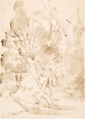 Котарбинский Вильгельм Александрович. Эскиз постановки живой картины «Парнасс»